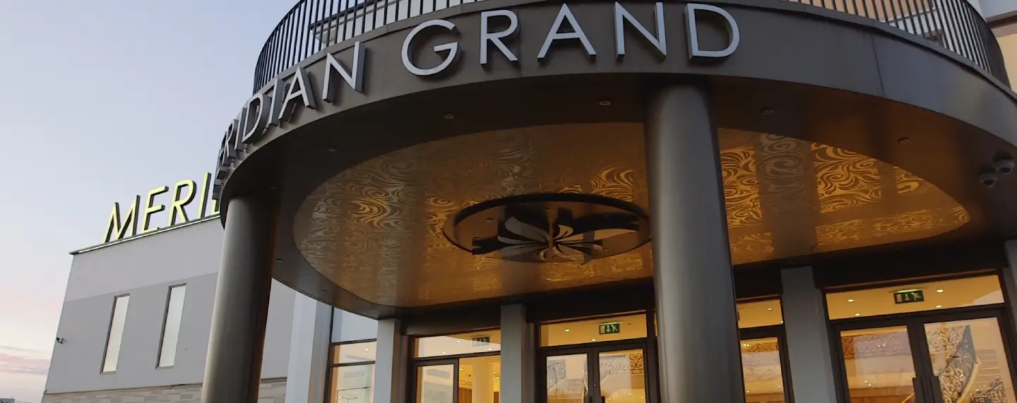 Meridian Grand venue exterior and entrance — wedding and events venue London.